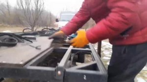 Способ крепления ульев на пчелоприцепе.Владимир Пузин г. Тамбов.