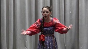 Рогова Анастасия, русская народная песня   А я по лугу