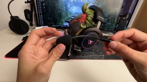 Обзор игровых наушников VOROTEX V2002 Plus  с Яндекс маркета за 3000 рублей!