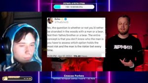 YACHOVSKI СМОТРИТ: МЕДВЕДЬ ИЛИ МУЖЧИНА - Сложный женский выбор в лесу АНТИБЛОГЕР