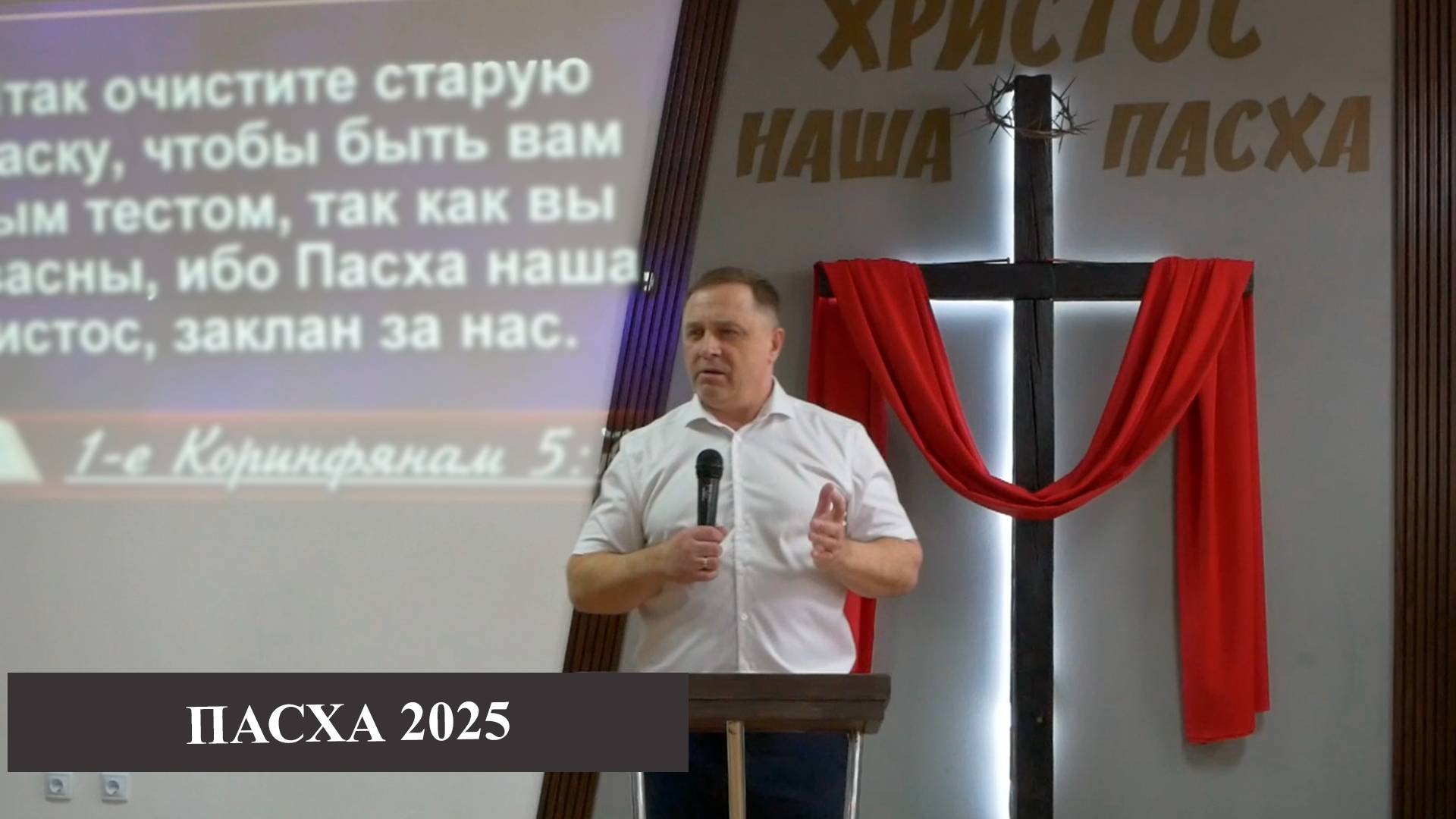 Пастор Андрей Максименко «ПАСХА 2025»