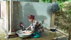 Dig bamboo shoots, build a new farm, build a new life, 200 days living in the forest