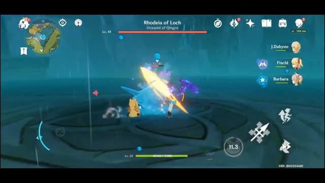 Bermain Genshin Impact di Asus Zenfone Max Pro M2 Low Set