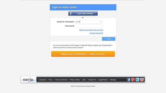 Aeria games login problem смотреть онлайн