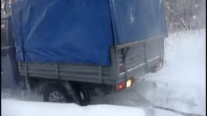 УАЗ Фермер (39094), Мое первое видео. Снежная Сибирь.