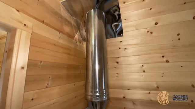 Баня-бочка (квадро) 4 метра в Иваново. Увеличенный диаметр 2,4 метра смотреть онлайн