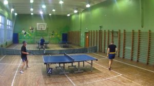 Тренировка, настольный теннис