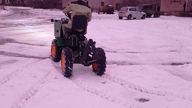самодельный минитрактор 4х4