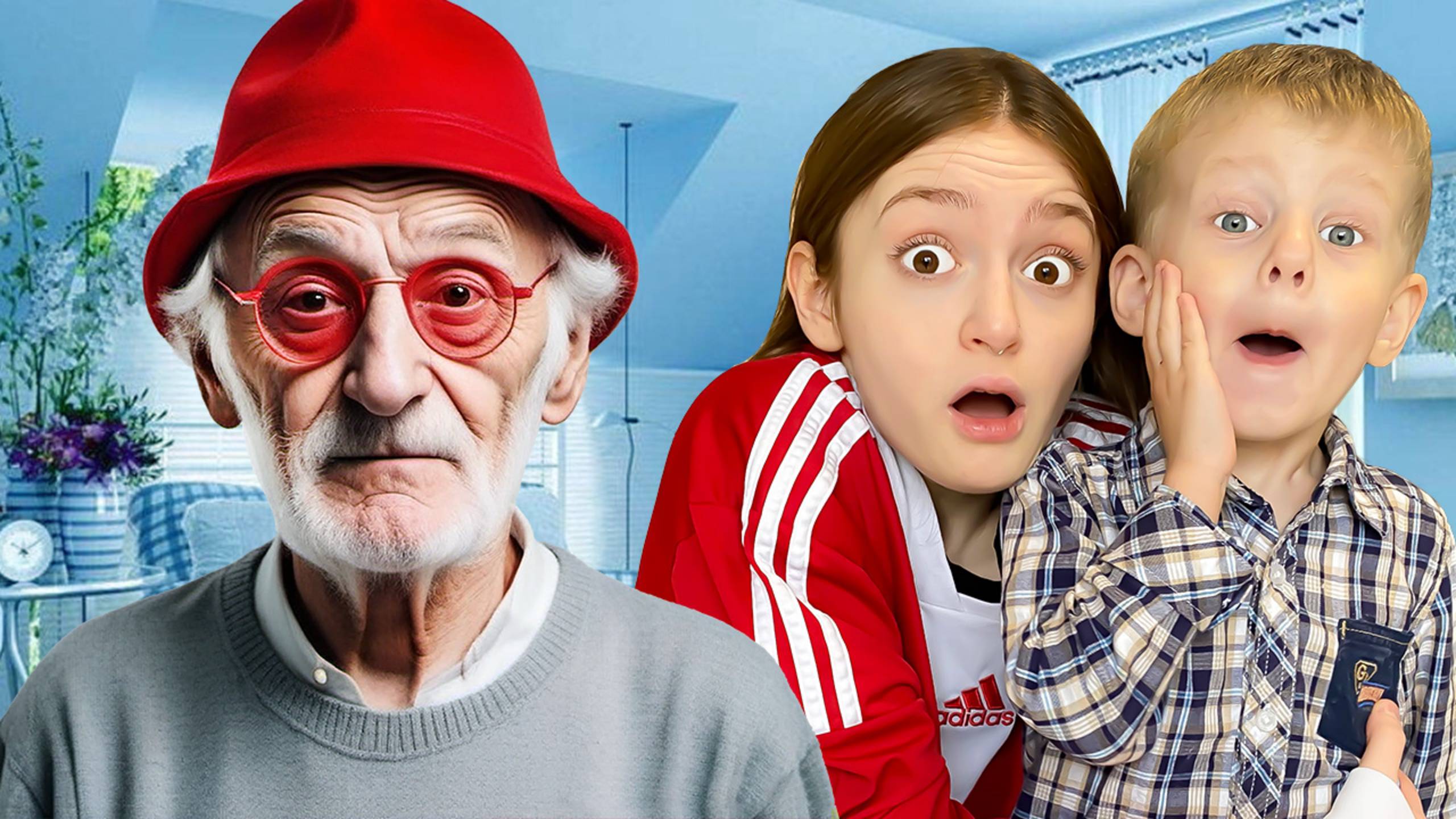 К нам приехал Странный Дедушка!! смотреть онлайн