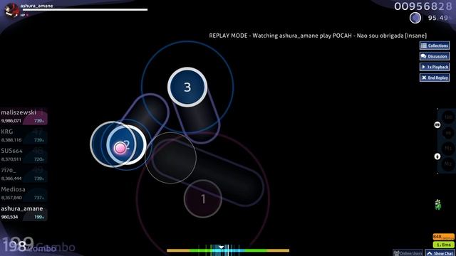 #osu #osugame Nao sou obrigada POCAH  insane