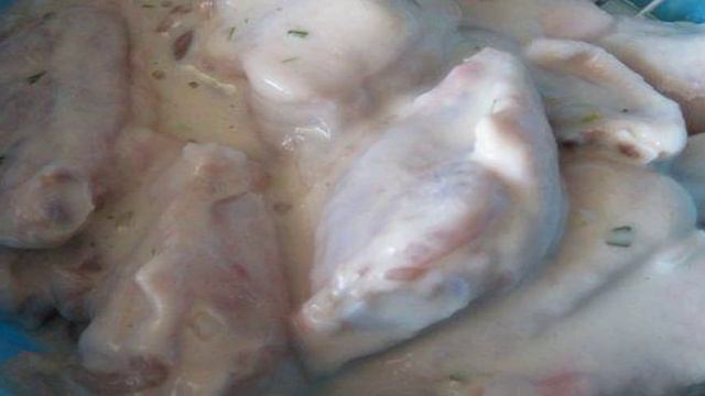 Хрустящие крылышки.