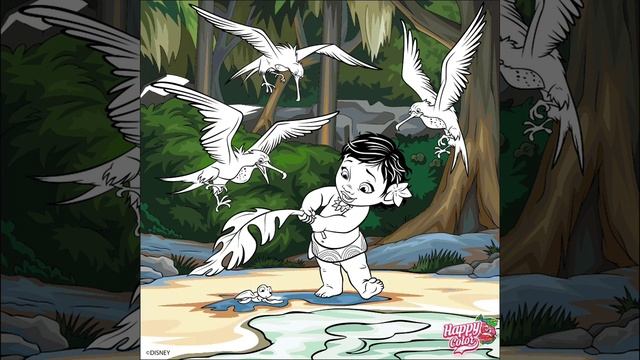 Маленькая Моана и птицы смотреть онлайн