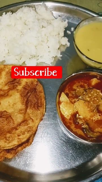 today dinner daal, chawal, aalu baingan ki sabji ,puri#SHORTS#VIRAL#TRENDING#YOUTUBESHORTS смотреть онлайн