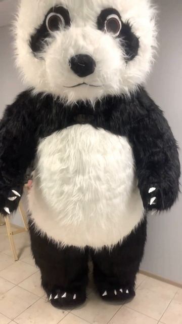 Надувной пневмокостюм «Панда» смотреть онлайн