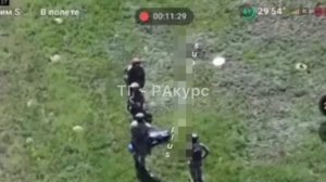 Встреча двух эвакуационных групп ВС РФ и ВСУ в Работино во время пасхального перемирия