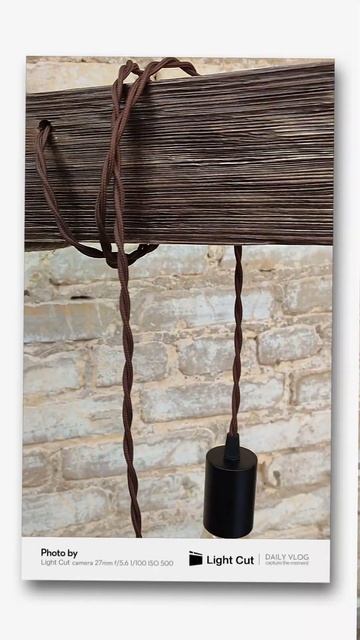 Люстра лофт из дерева с подвесными лампами #stdlight #люстрасвоимируками #diycrafts