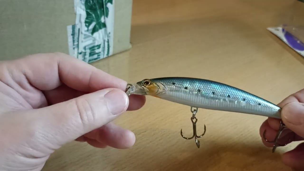 Распаковка посылки с воблером Cultiva Rip’n Minnow 112SP по заказу Fmagazin