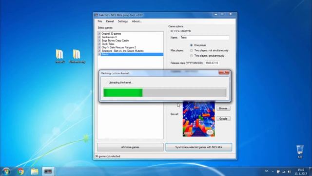 Nintendo Classic Mini hakchi2 / Ako pridať hry / How to add games NES смотреть онлайн