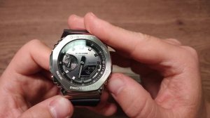 HOW TO ADJUST TIME AND DATE CASIO G-SHOCK GM-2100-1AER