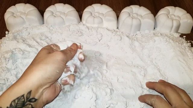 🐚Seashell🐚Asmr crunchy baking soda🐚#bakingsoda #asmr #asmrsoda #асмр #crunchy #асмрсода #relaxing
