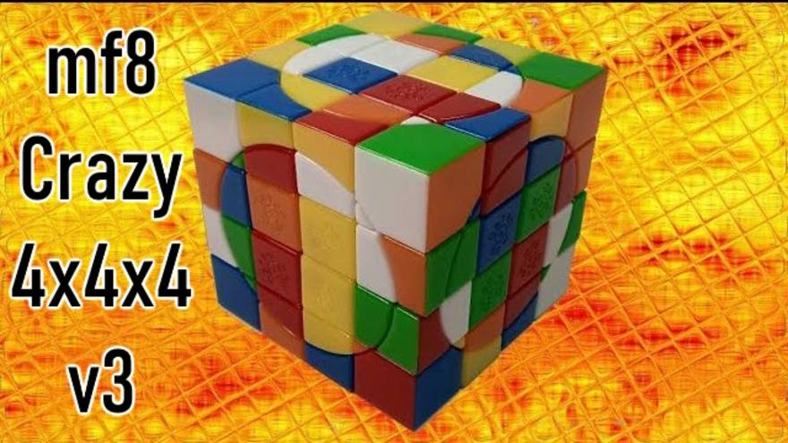 Как собрать Crazy куб 4х4х4 v3 Без Паритетов, how to solve crazy cube 4x4x4 v3, mf8 смотреть онлайн