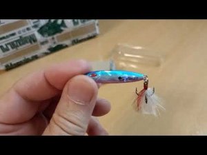 Распаковка посылки с блесной Mottomo Metal Blade по заказу Fmagazin