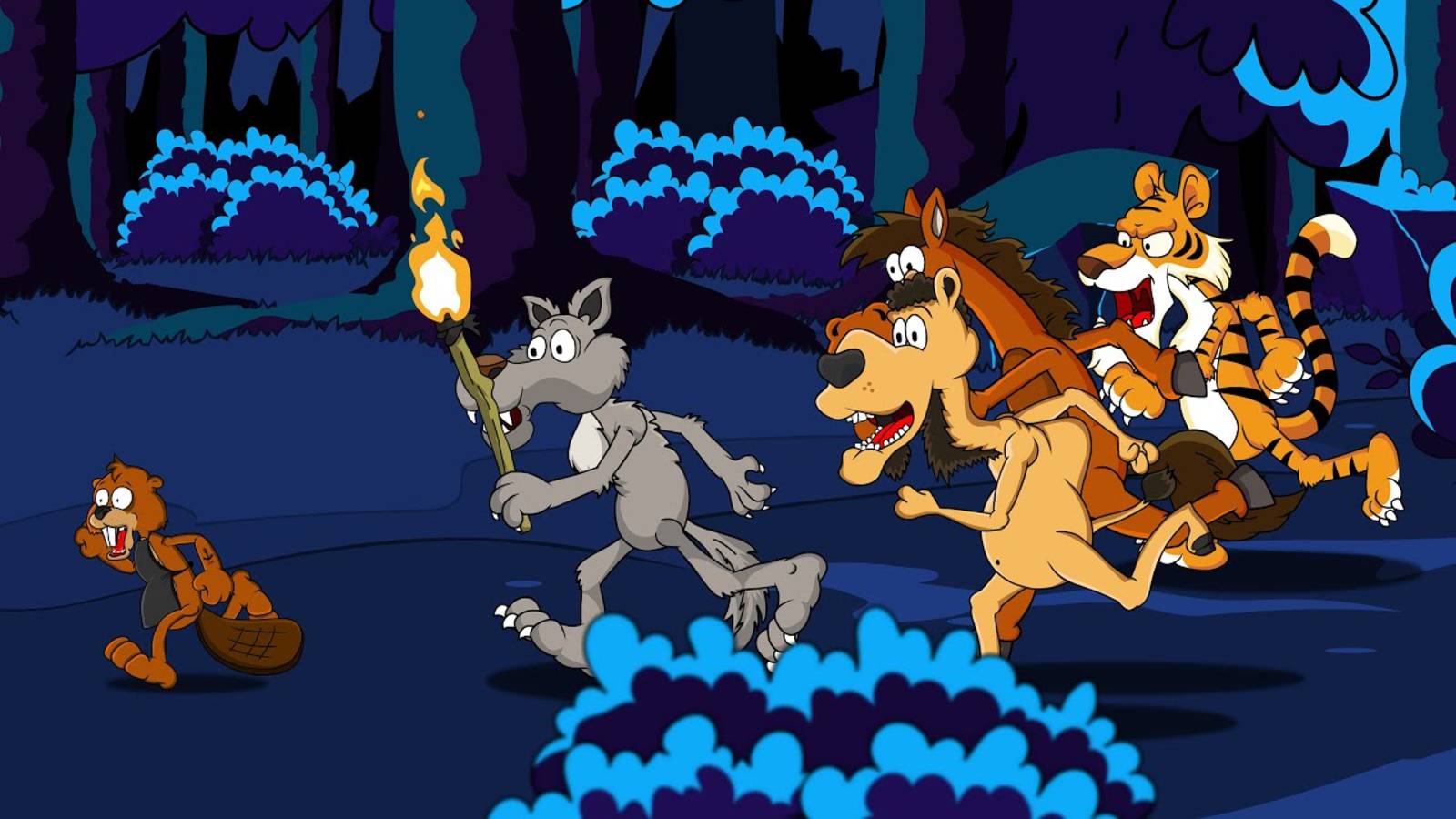 Анекдот про зверей. Как Звери Бобру Мстили. Мультанекдот