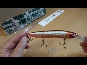 Распаковка посылки с воблером BAT Lucky Strike 4415150 Perfect Dancer по заказу Fmagazin