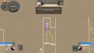 Прохождение 3d инструктор #2: Параллельная парковка задним ходом