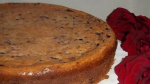 Кукурузный пирог с творогом и черникой