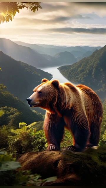 Amazon green rainforest Bear || #wildlifeplanet #shorts смотреть онлайн