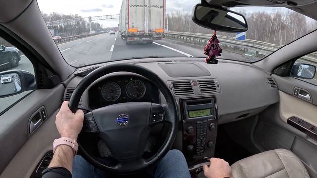 2006 Volvo S40 II [1.8 i 125HP] |0-100| POV Test Drive #1970 Joe Black