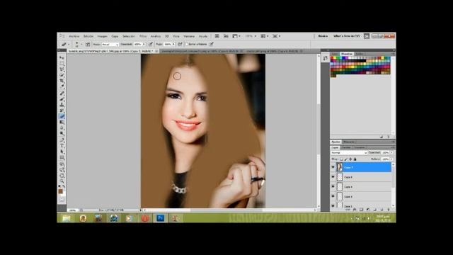 Selena Gomez Make up - Photoshop CS5