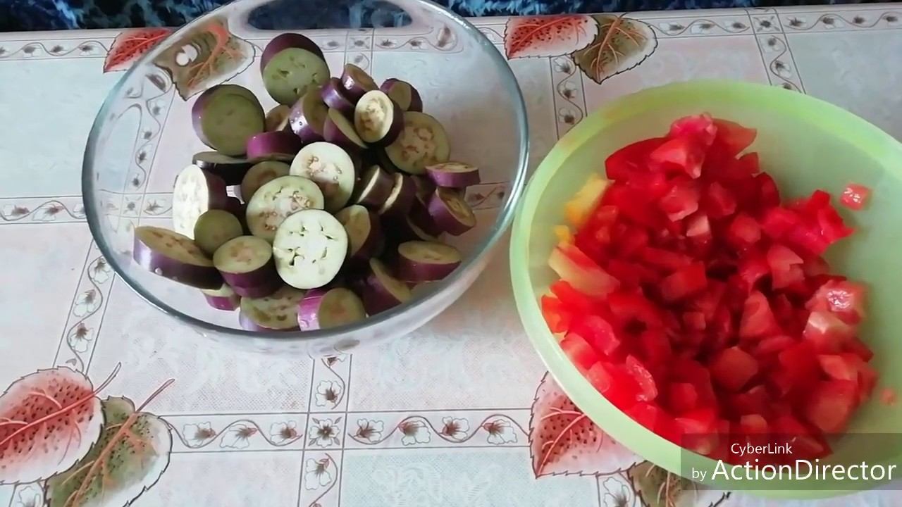 Овощное рагу с баклажанами и кабачками смотреть онлайн