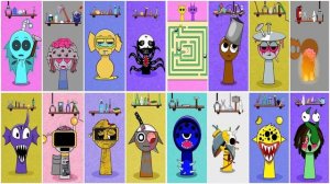 Спрунки / ALL SPRUNKI PHASES 1-15   LIVE