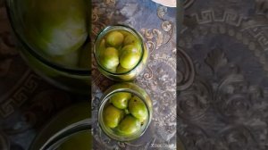 Gavali tursusunun hazirlanmasi albuxara tursusu.👍  Preparation of plum acid