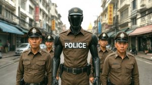 Первый человекоподобный ИИ-полицейский "РОБОКОП" шокировал интернет