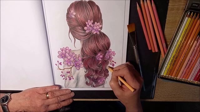 COLORIAGE ELEGANT BEAUTIES de ALENA LAZAREVA Dessin 1 Part 4 et fin смотреть онлайн