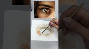 Как нарисовать глаз акварелью? Полный урок