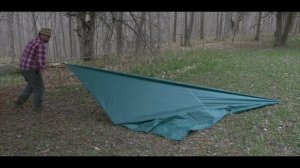 EASY Emergency TENT Set Up | The Bivy Bag Tarp Shelter - A GREAT Tarp Layout!