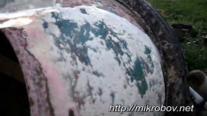 Удаление цемента средством ФМС-К (дуб). он же КИМ (дуб)