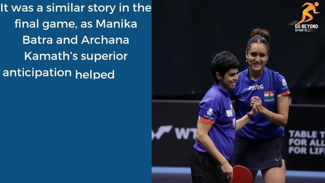 WTT Contender Lasko Table Tennis | Manika Batra, Archana Kamath win Women’s Doubles Title, Details