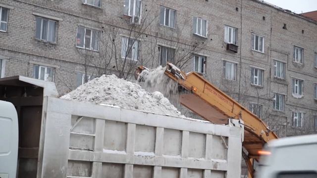 Уборка снега в районе Байконыр. Байқоңыр ауданындағы қар тазалау жұмыстары смотреть онлайн