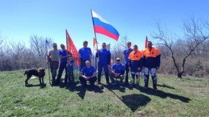 Гора Бурус. Память крымских партизан. Судакский спасательный отряд. Апрель 2025