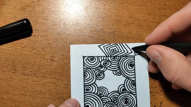Необычный рисунок медитативное рисование