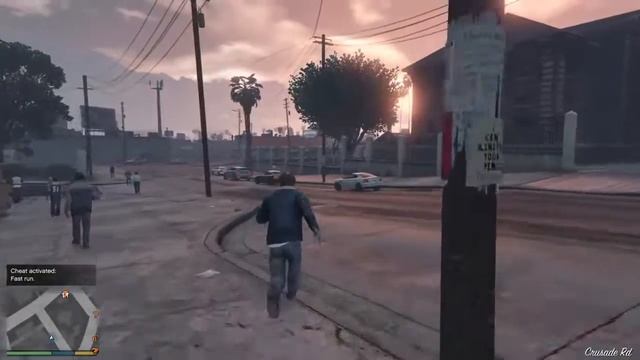 GTA 5 Money Heist | Playing With Cheat Codes смотреть онлайн