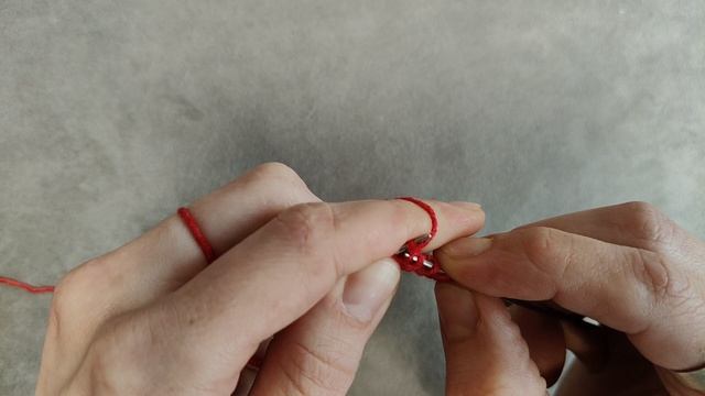 прибавка. из 1 п вяжем 2