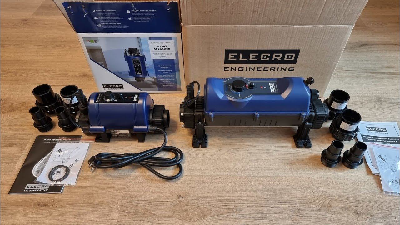 Популярные нагреватели воды для бассейна на 220 В, 380 В Elecro. Выбор подогрева бассейна 220V, 380V смотреть онлайн