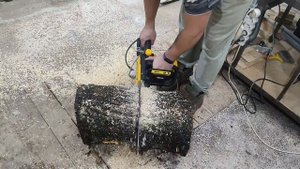 Обзор и тест бюджетной пилы Huter ELS-2,7P