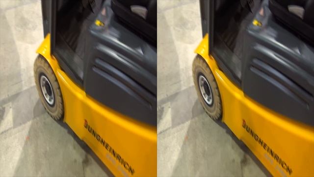 Jungheinrich EFG 216k Wheel Forklift Exterior and Interior in 3D 4K UHD